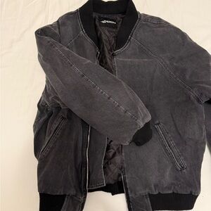 Dunhill Gray Bomber Jacket